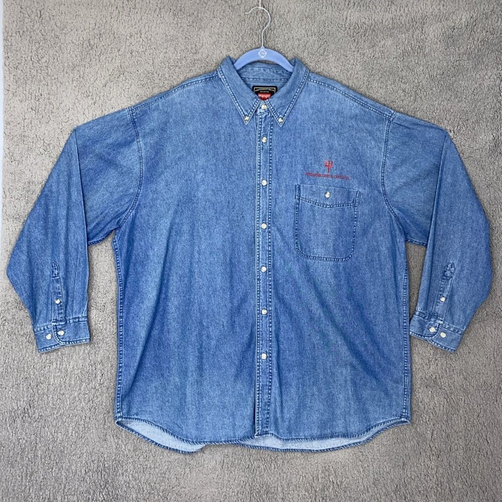 Wrangler Hero Denim Jean Jacket Men's‎ 2XL